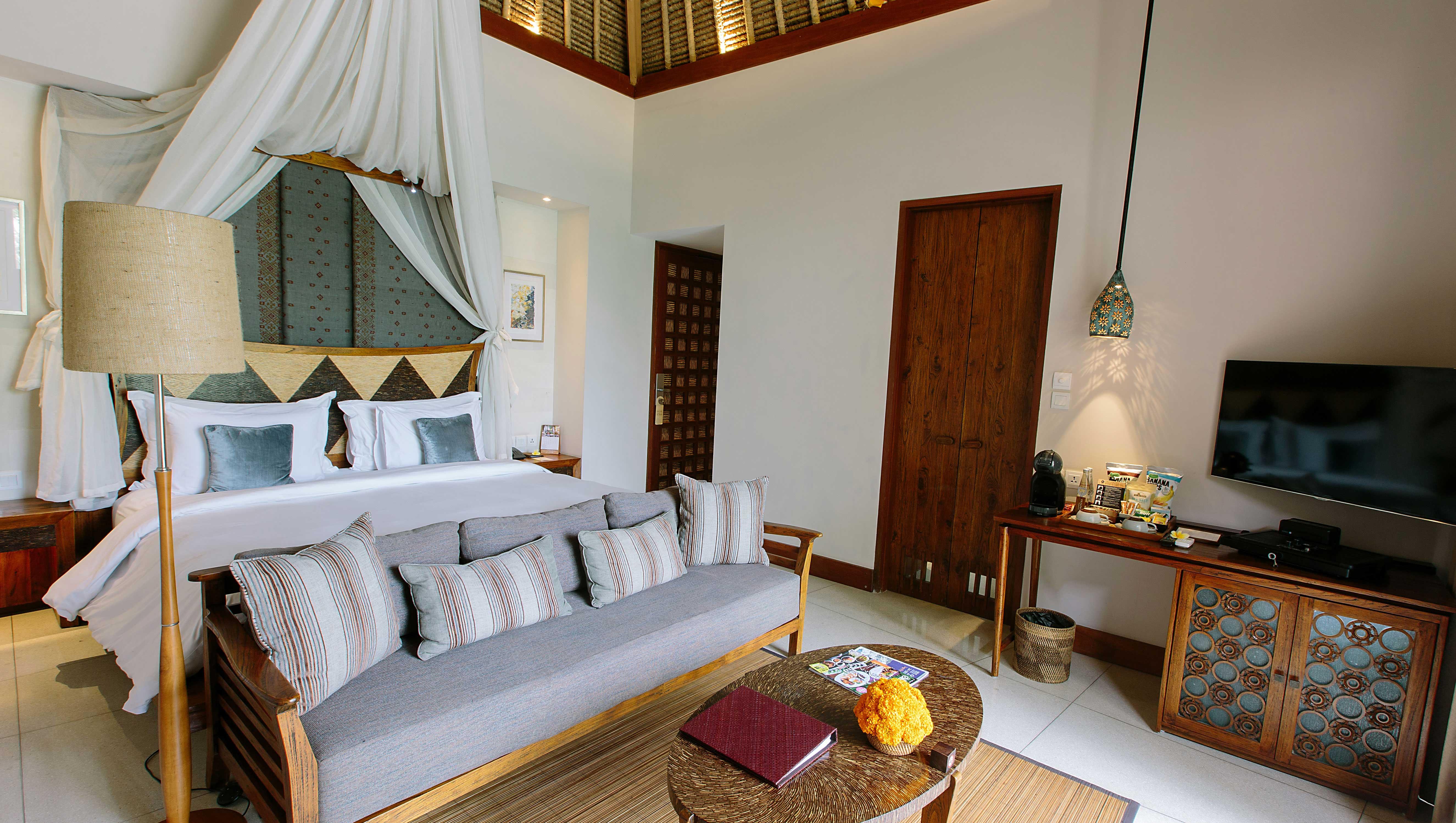 Tejaprana Resort y Spa Ubud Exterior foto A bedroom at the resort