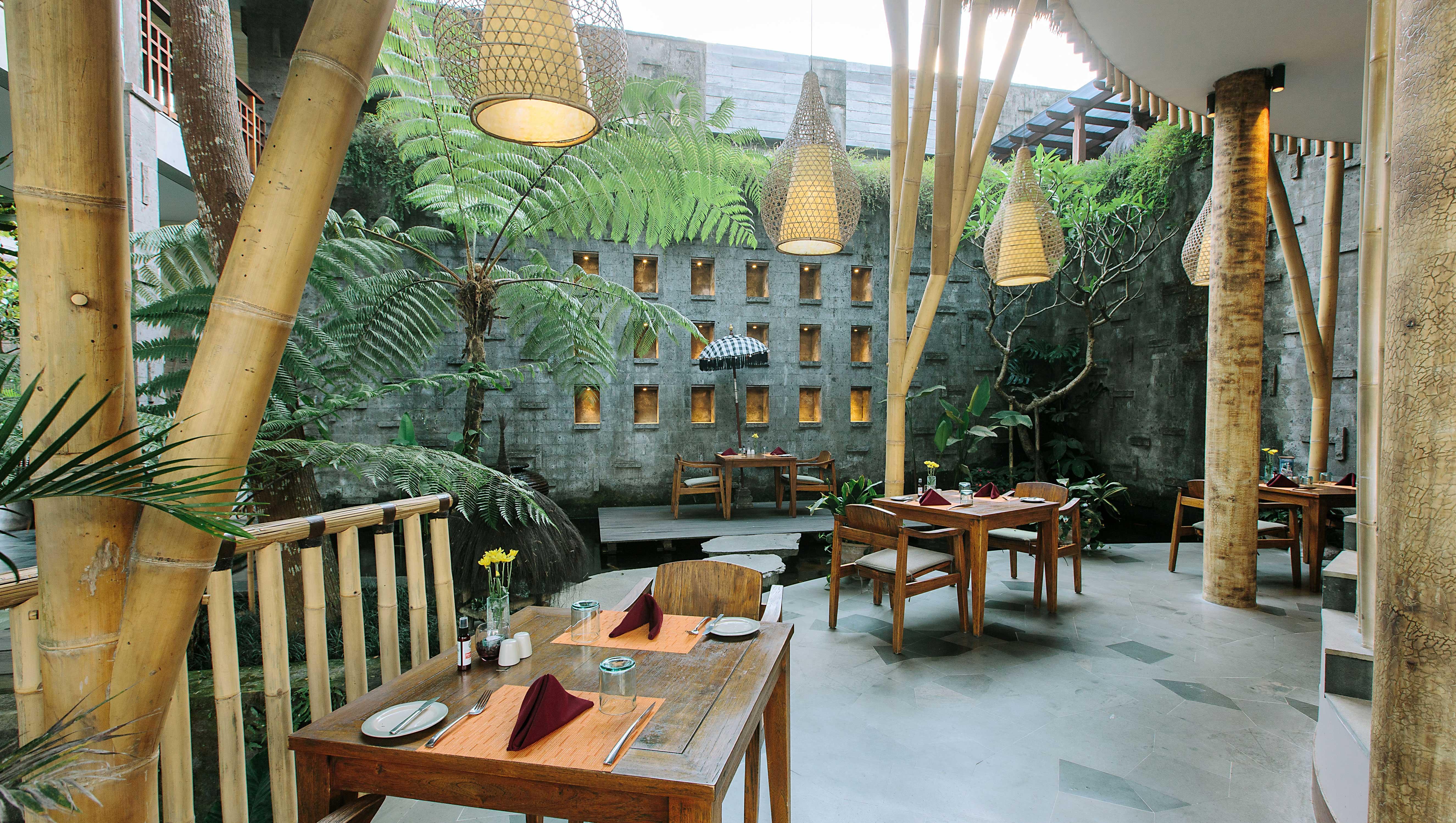 Tejaprana Resort y Spa Ubud Exterior foto The restaurant